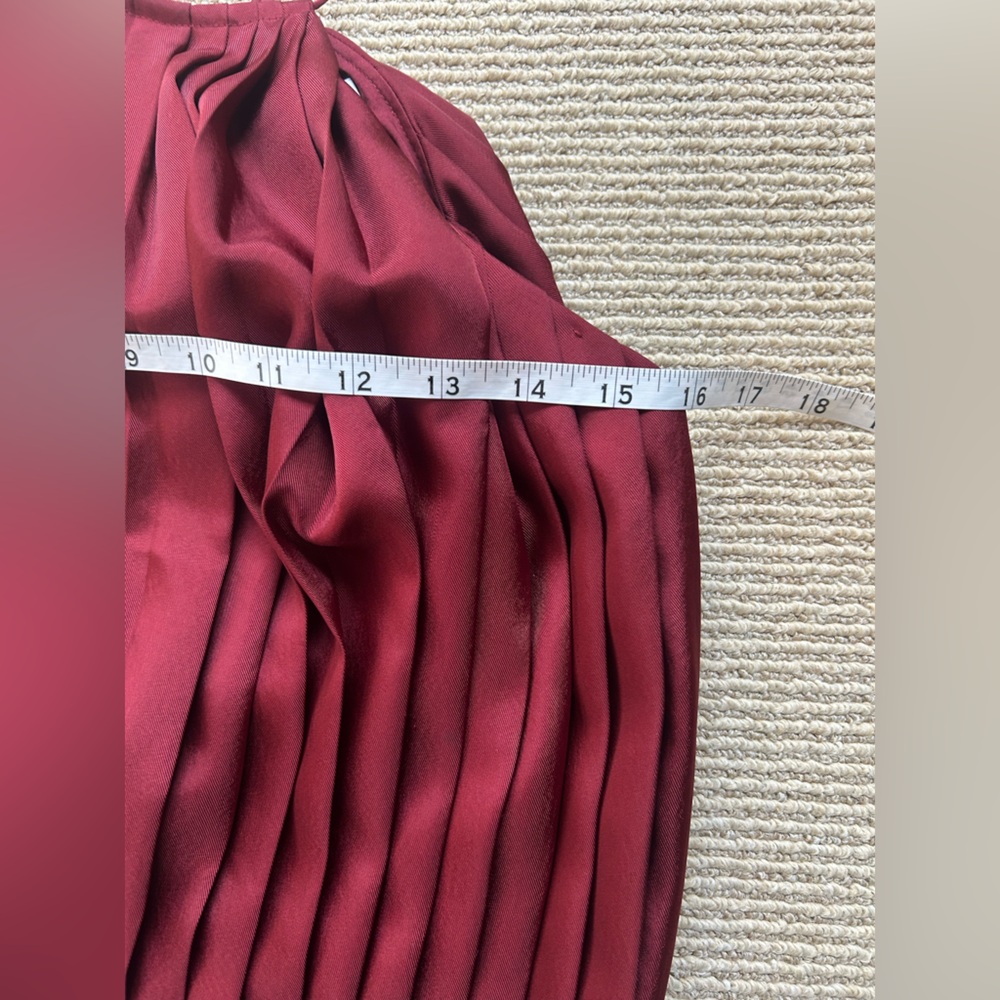 Tibi Mendini Silk Twill Pleated Dress 00 or XS - Picture 6 of 8